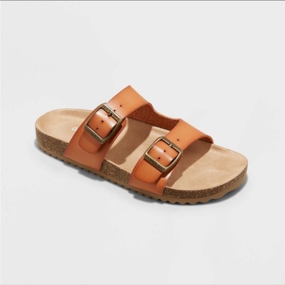 Cat  & Jack Kids Sandal Size 2 New With Tags Brown - Picture 1 of 4